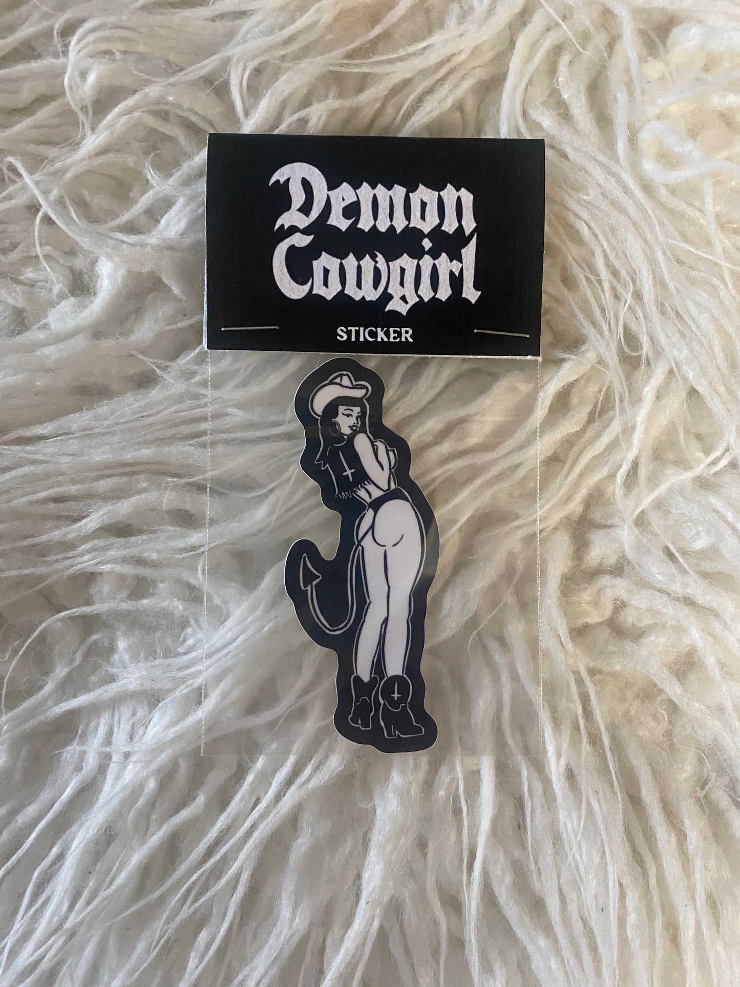 'Demon Cowgirl' Sticker
