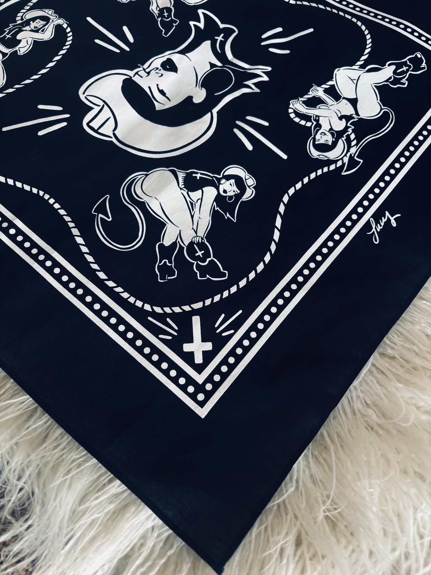 'Demon Cowgirl' Bandana