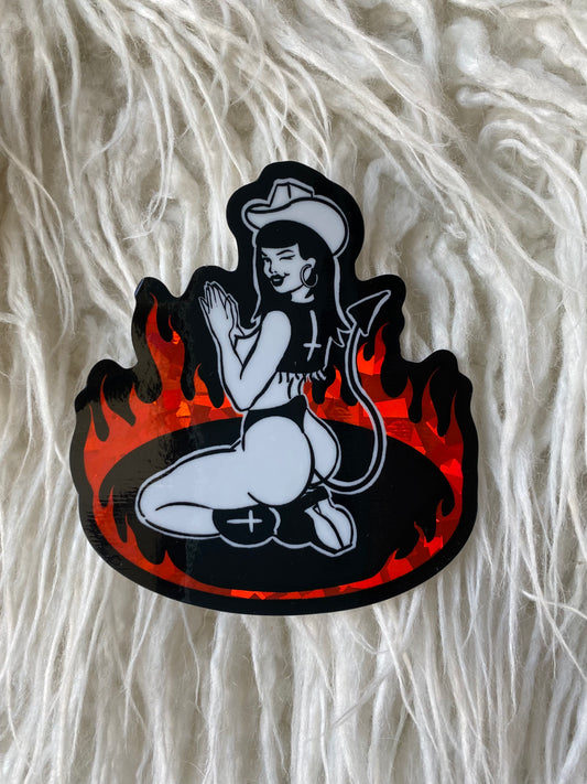 'Worship' Sticker
