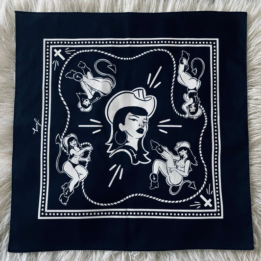 'Demon Cowgirl' Bandana