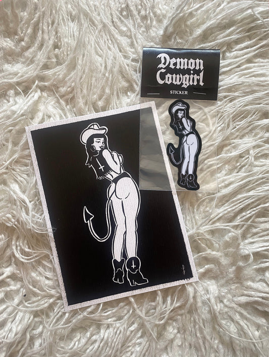 'Demon Cowgirl' Print Bundle