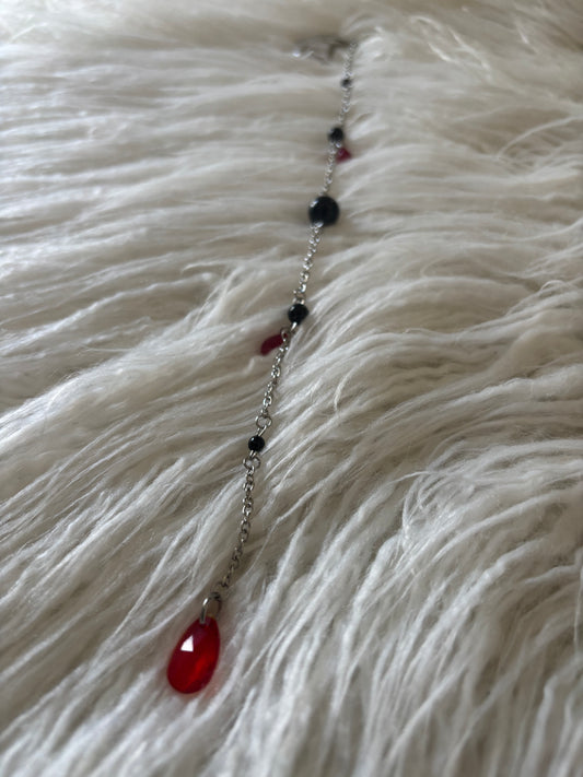 'Blood Drop' Hair Charm