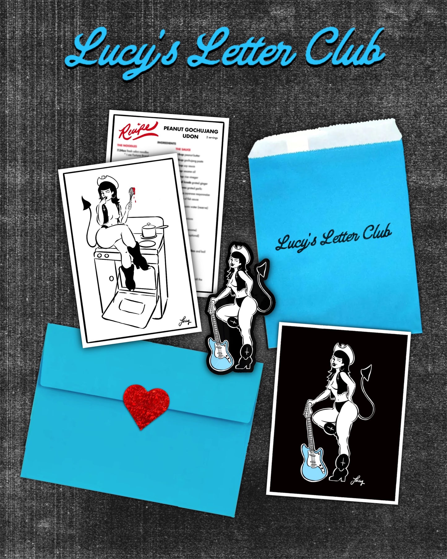 Lucy's Letter Club- a monthly letter subscription