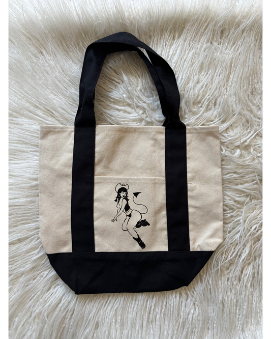 Demon Cowgirl Mini Tote