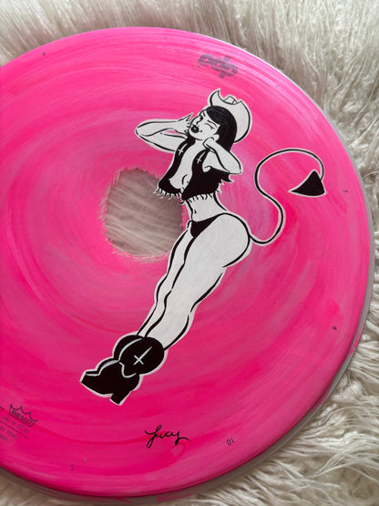 "Hootin' and Hollerin'" Drumhead Painting
