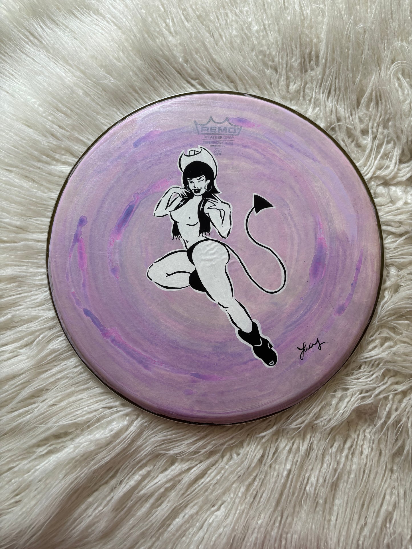 "Spring Fever" Drumhead Painting