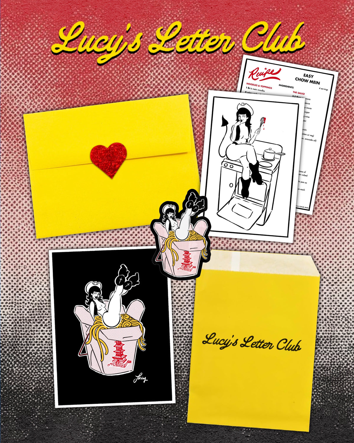 Lucy's Letter Club- a monthly letter subscription